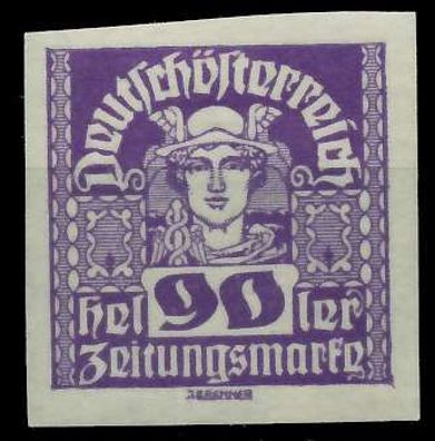 Österreich 1920 21 Zeitungsmarken Nr 308x postfrisch X7A895E