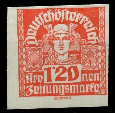 Österreich 1920 21 Zeitungsmarken Nr 309x postfrisch X7A8972