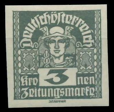 Österreich 1920 21 Zeitungsmarken Nr 311x postfrisch X7A895A