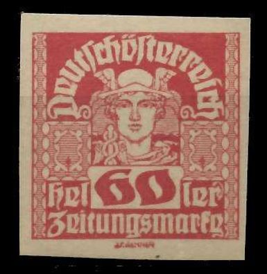 Österreich 1920 21 Zeitungsmarken Nr 306y postfrisch X7A89D6