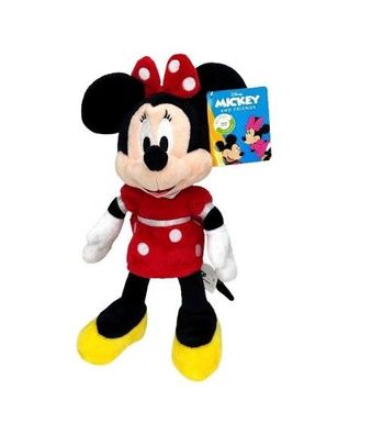 Minnie Maus Disney Kuscheltier Plüschtier Stofftier in Rote Kleid 30 cm