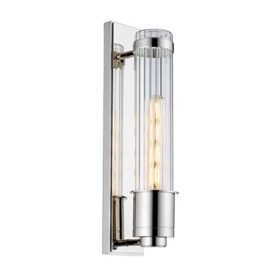 Elstead Wellington Wandleuchte Bad LED polierter chrom E27 820lm IP44 81x121x400mm di