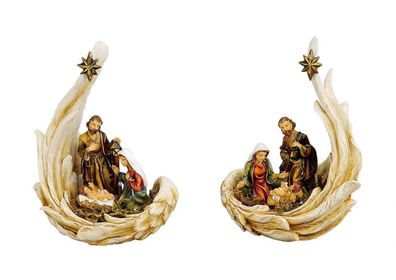 Krippenszene Maria und Josef 16,0 x 10,0 cm