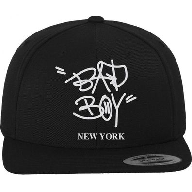 Mister Tee Bad Boy New York Yupoong Flexfit Cap Snapback Caps Kappen Mützen Hüte