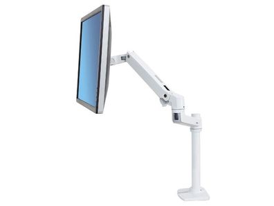 Ergotron LX Arm Monitor Halterung mit Tischklemme (45-537-216), weiß