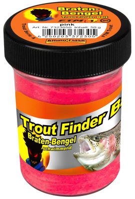 FTM Trout Finder Bait Forellenteig Braten-Bengel 50 Gramm pink