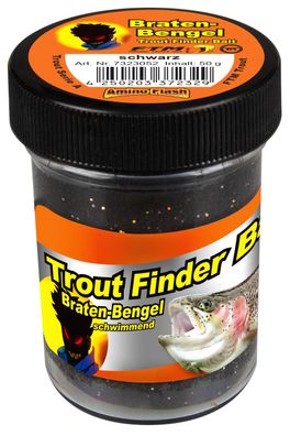 FTM Trout Finder Bait Forellenteig Braten-Bengel 50 Gramm schwarz