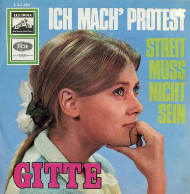 7" Gitte - Ich mach Protest