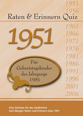Raten & Erinnern Quiz 1951, Karl Mangei