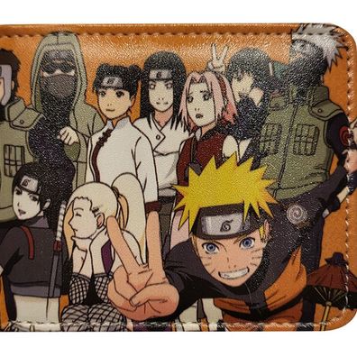 Naruto Shippuden Brieftasche mit Naruto Team - Geldbörsen Portemonnaies Geldbeutel