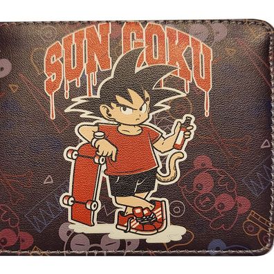 Dragon Ball Z Brieftasche mit Son Goku Geldbörsen Portemonnaies Geldbeutel