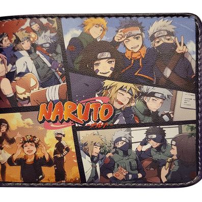 Naruto Shippuden Brieftasche mit Naruto Team Geldbeutel Geldbörsen Portemonnaies