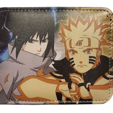 Naruto Shippuden Brieftasche mit Uzumaki & Uchiha Geldbeutel Geldbörsen Portemonnaies