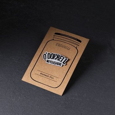 O´Donnell Moonshine Stahl Pin Logo Neuware