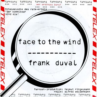 7" Frank Duval - Face to the Wind