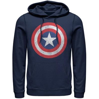 Captain America Shield Hoodie Große: 2XL - Sweatshirts Pullover Kapuzensweatjacken