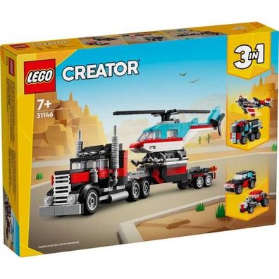 LEGO® Creator Tieflader mit Hubschrauber