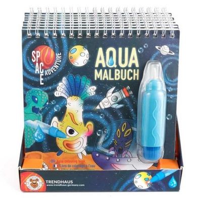 Trendhaus SPACE Adventure Aqua Malbuch inkl. Stift