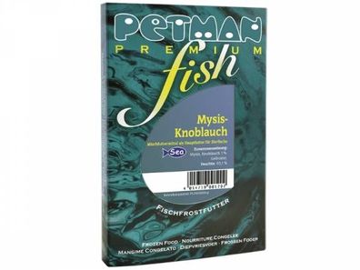 Petman fish Mysis Knoblauch Fischfutter tiefgekühlt 100 g (Inhalt Paket: 6 Stück)