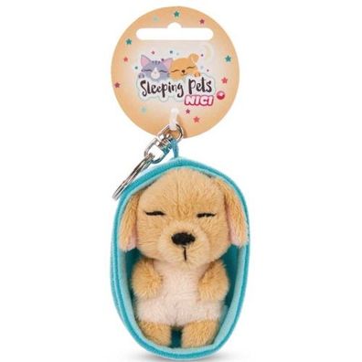 Nici Schlüsselanhänger Sleeping Pets - Hund karamell
