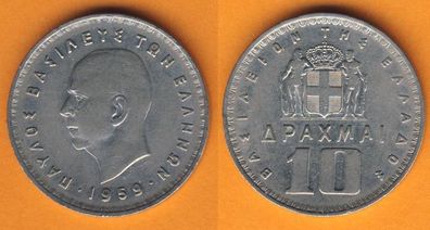 Griechenland 10 Drachmai 1959