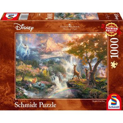 Puzzle Thomas Kinkade: Disney Bambi - Schmidt Spiele 59486 - (Spielwaren / Puzzle)