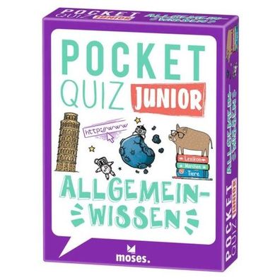 Moses Pocket Quiz junior - Allgemeinwissen