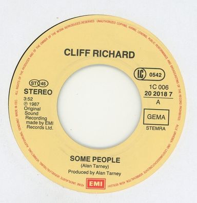 7" Cliff Richard - Some People ( Ohne Cover )