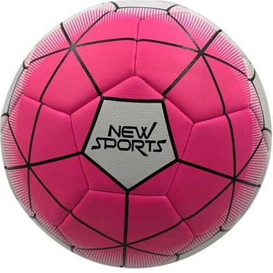 New Sports Fußball pink/ weiß Grösse 5