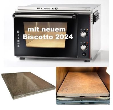 Pizzaofen Effeuno P134HA 509°C, 230V mit Biscotto 2024 und extra hohem Innenraum