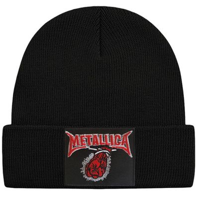 Metallica Damage Inc Schwarze Beanie Mütze - Hard Rock Beanies Mützen Caps Hats Hüte