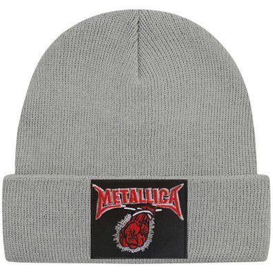 Metallica Damage Inc Graue Beanie Mütze - Hard Rock Beanies Mützen Caps Hats Hüte