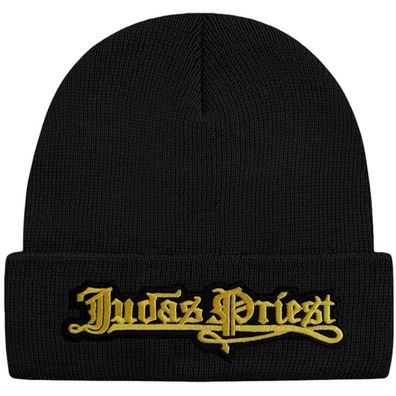 Judas Priest Schwarze Beanie Mütze - Hard Rock Musik Beanies Mützen Caps Hats Hüte