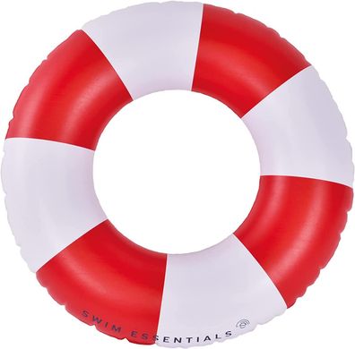 Swim Essentials Schwimmring 55 cm Rot - Weiß