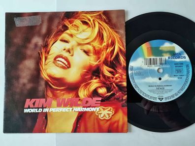 Kim Wilde - World in perfect harmony 7'' Vinyl Germany
