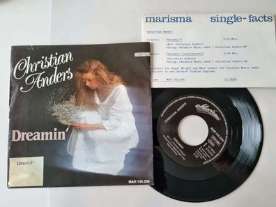 Christian Anders - Dreamin' 7'' Vinyl Germany WITH PROMO FACTS