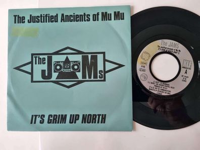 The Justified Ancients of Mu Mu/ Jams/ KLF - It's grim up north 7'' Vinyl