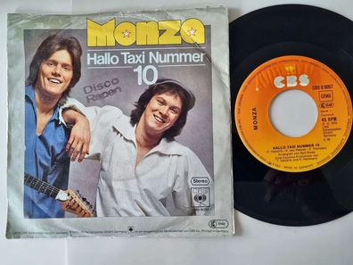 Monza/ Dieter Bohlen - Hallo Taxi Nummer 10 7'' Vinyl Germany
