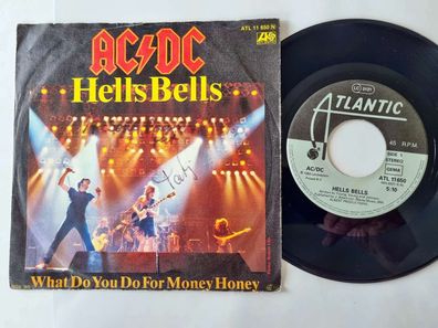 AC/ DC - Hells bells/ What do you do for money honey 7'' Vinyl Germany