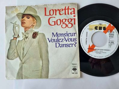 Loretta Goggi - Monsieur voulez-vous danser? 7'' Vinyl Germany PROMO