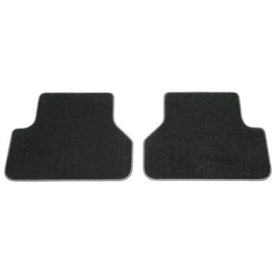 Original Audi Fußmatten Velours Textilfußmatten Stoffmatten hinten 8W0061276CMNO