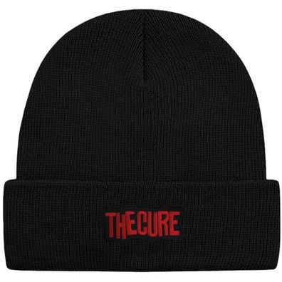 The Cure Schwarze Beanie Mütze - Hard Rock Pop Musik Beanies Mützen Caps Hats Hüte