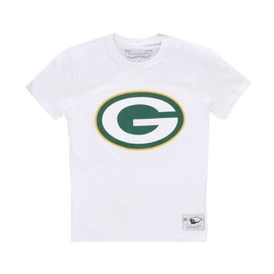 Mitchell & Ness T-Shirt NFL Green Bay Packers Team Logo Tee Bmtrintl1053-gbp