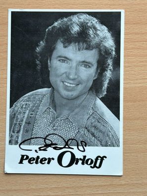 Peter Orloff Autogrammkarte original signiert #8368