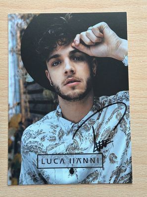 Luca Hänni Autogrammkarte original signiert #S1009