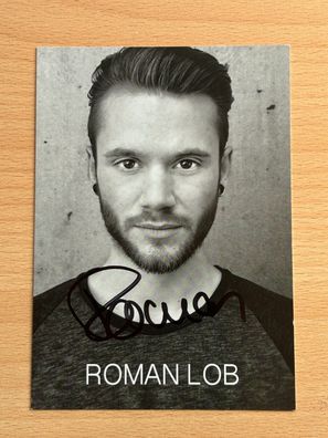 Roman Lob Autogrammkarte original signiert #S1169