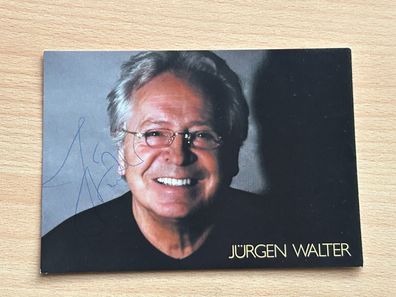 Jürgen Walter Autogrammkarte original signiert #S1341