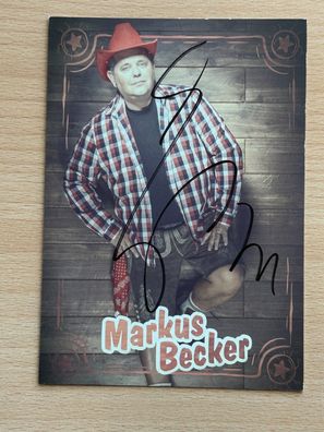 Markus Becker Autogrammkarte original signiert #S1118