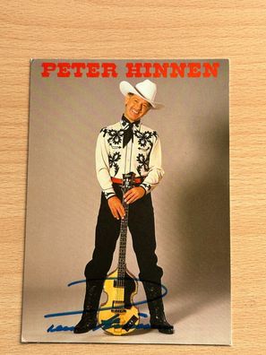 Peter Hinnen Autogrammkarte original signiert #S1207
