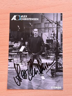 Alex Christensen Autogrammkarte original signiert #S1358